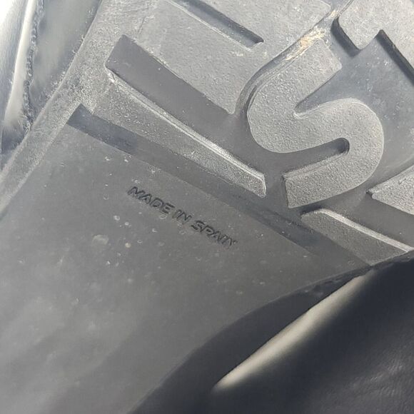 Stuart Weitzman Women's US7,5-8 Black Leather Buckle Heel PullOn Over Knee Boots - Picture 12 of 15